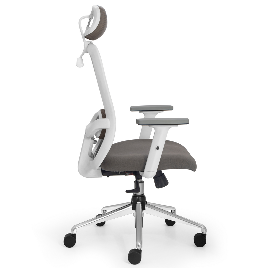 Flare White High Back Chair – Ergo Space